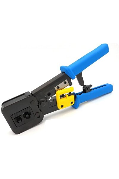 DESTE ELEKTRONİK Ez Rj45 Rj11 Rj12 Cat5 Cat6 Yeni Nesil Konnektör Lüx Kolay Sıkma Pensesi