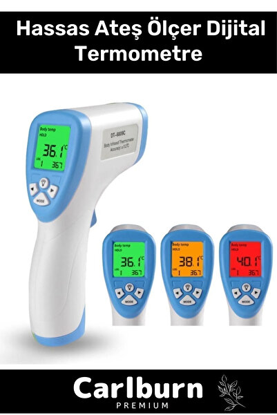 Carlburn Premium Seri Kızılötesi Pilli Temassız Alın Boyun Bilek Hassas Ateş ...