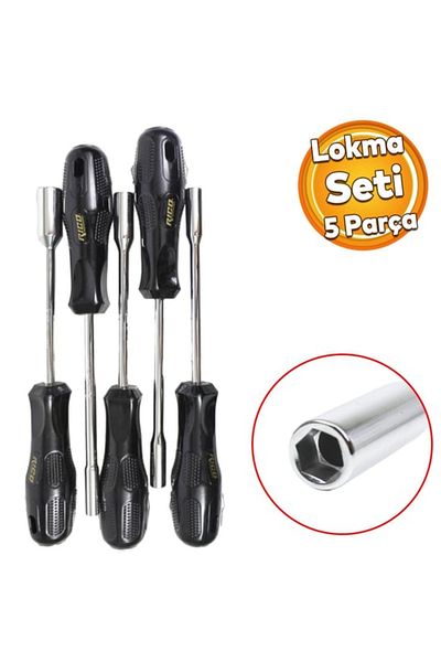 Rico 003-rl0015 5pc Socket Screwdriver Set