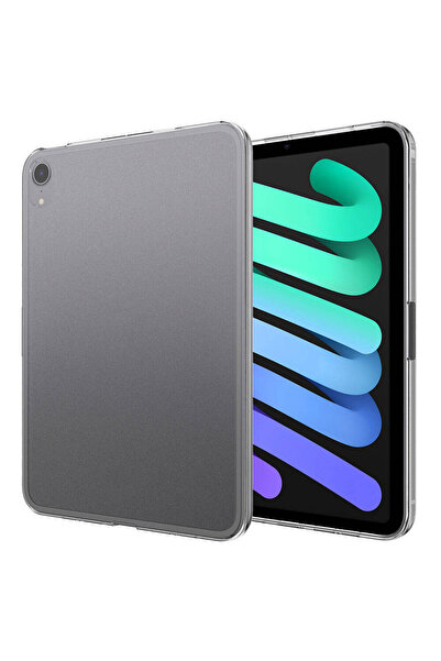 halkhouse iPad Mini 2021 (6 Nesil) Kılıf Tablet Süper Silikon Şeffaf Yumuşak ...