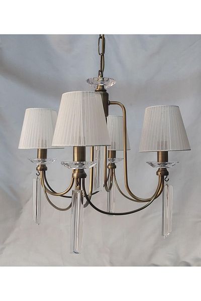 yıldırımavize 4-Piece Countess Antique Cap (Fully Assembled. )(Led Bulbs Gift)