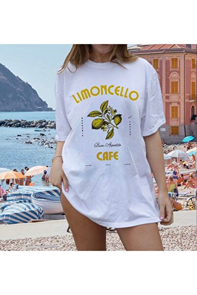 Jose Clothing Tricou oversize din bumbac organic imprimat