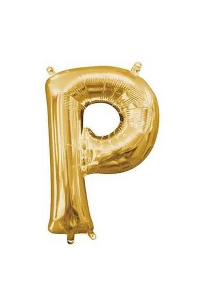 İkmal P Gold Letter Balloon 76 Cm