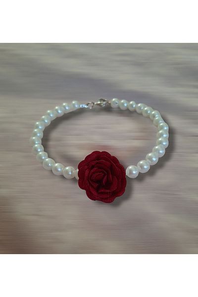 Cebera MG Rose Pearl Cat Collar - Female Cat Collar - Cat Necklace