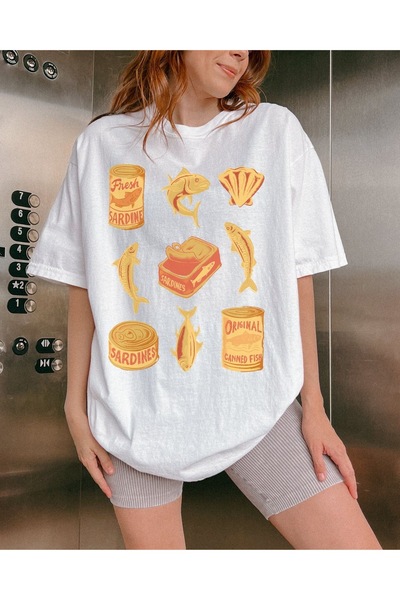 Jose Clothing تي شيرت كبير الحجم مطبوع من القطن العضوي