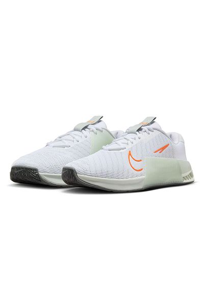 Nike Metcon 9 White Light Silver Bright Madarin Workout Shoes
