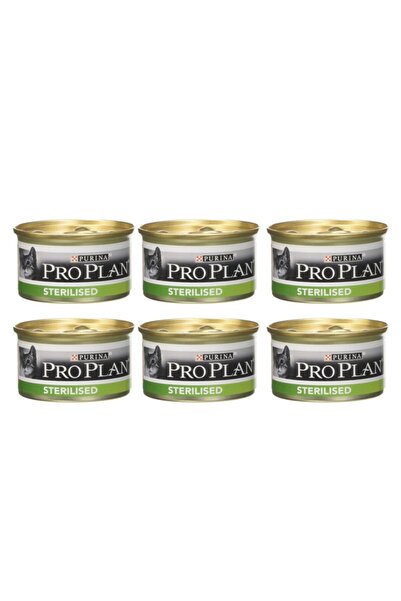 Pro Plan Pro Plan Sterilised Ton Ve Somon Kısırlaştırılmış Kedi Konservesi 6x...
