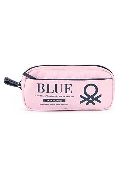 Benetton Pencil Bag Double Compartment Dusty Pink 03803