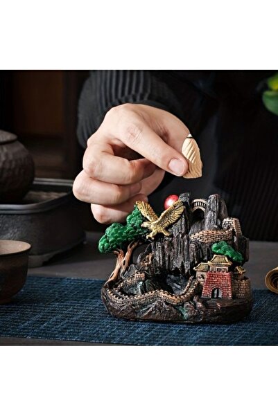 ShowArt Hediyelik Kartal modeli geri akış tütsülük