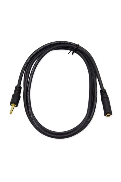 Genel Markalar 1.5m Stereo Hoparlör Kulaklık Ses Aux Uzatma Kablosu 3.5mm Erkek Dişi