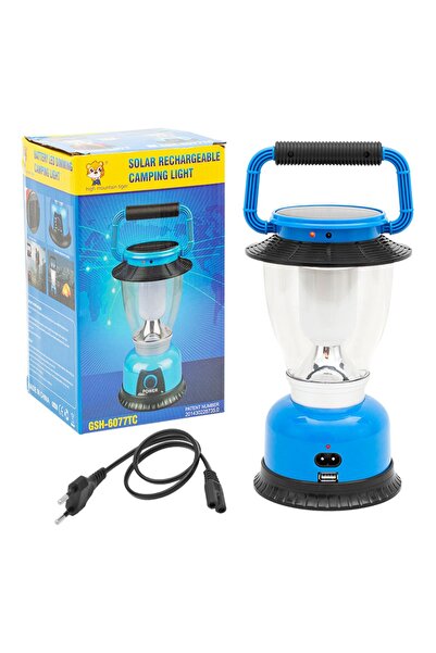 harry Güneş Enerjili Şarj Edilebilir Akülü Ve Pil Ile Çalışan Kamp Lambası 6 ...