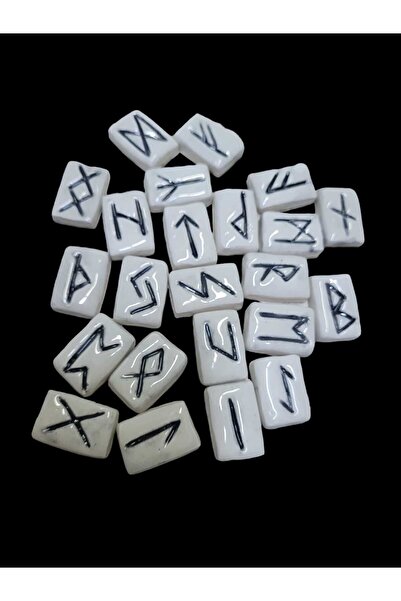 Azura Tasarım Rune Taş Seti Seramik