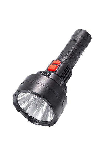 harry YÜKSEK IŞIKLI ŞARJLI 3 MODLU 2000 LÜMEN ŞARJ SEVİYE GÖSTERGELİ EL FENERİ