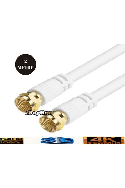 harry 2 Metre Full Hd 3d 4k Hazır Anten Kablosu Uydu Tv Kablosu 2 Mt