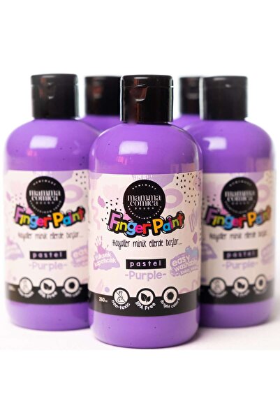 MammacomicaDough Mammacomica Dough Yıkanabilir Parmak Boyası - Purple 250ml