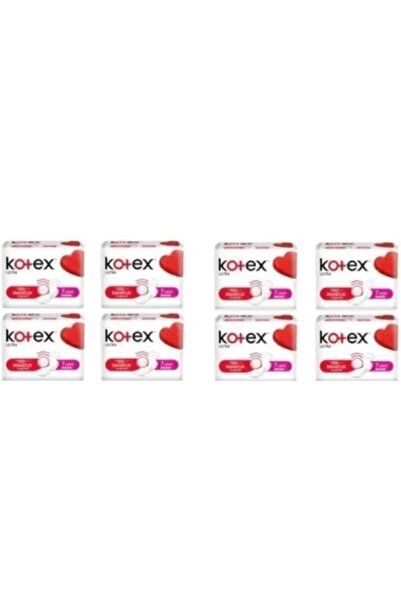 Kotex طويل للغاية مفرد - 7 قطع و 8 قطع