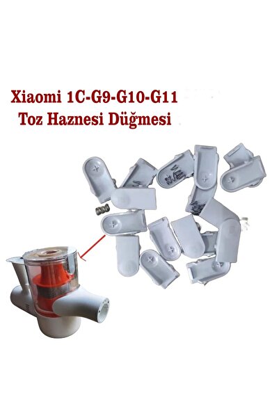 YUBBOX Xiaomi 1c-G9-G10-G11 Dikey Süpürge Uyumlu Toz Haznesi Açma Düğmesi Yer...