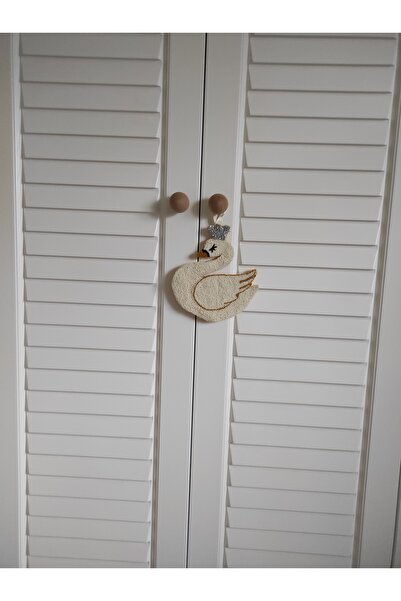 ebrulim bebek odası dekor dolap süsü kuğu