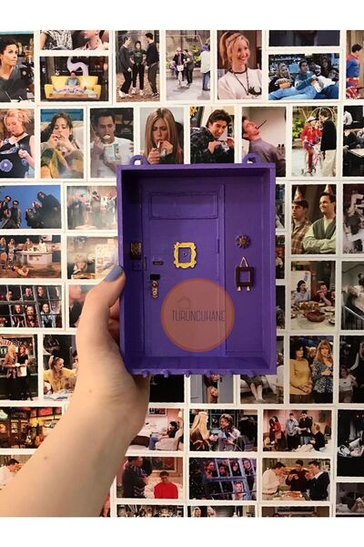 TURUNCUHANE Monica Friends Kapı Duvar Askısı Anahtarlık 17 Cm