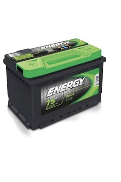 Energy 12V 75 AMPER AKÜ 650A EN ENERGY AKÜ ESAN AKÜ ÜRETİMİ: 2023