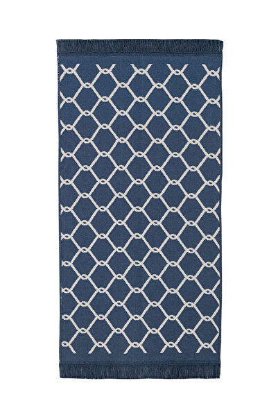 LC Waikiki LCW HOME Lacivert Geometrik Desenli Halı 70x140 Cm