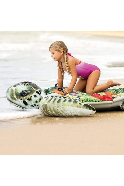 Intex Caretta Inflatable Sea Turtle - 191x170 cm Rider