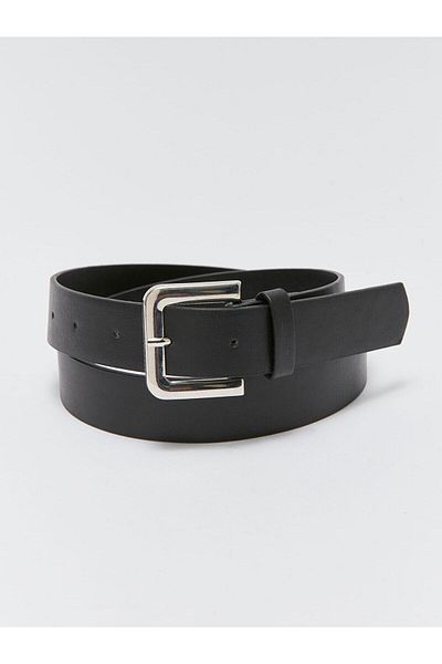LC Waikiki ACCESORII LCW - Cureaua de dama cu aspect piele neagra