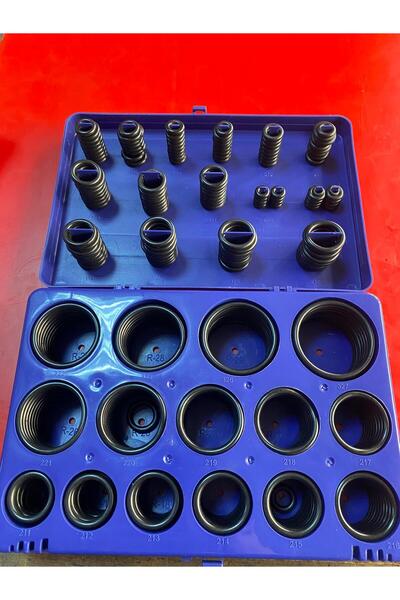 TEKLAS 4 mm kalınlığında Oring Set Kutusu 382 Parça Yüksek Dayanımlı