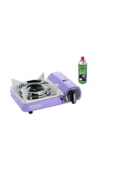 Orcamp Tekli Mini Portatif Ocak Plastik Çantalı + 1 Adet 227 Ggram Kartuş Gaz