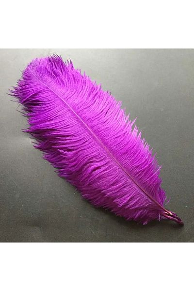 Kuzey 400 Pcs Vip Day Feather - Purple Bird Feather Decoration, Transparent Ballon Feather, Purple Decoration Feather