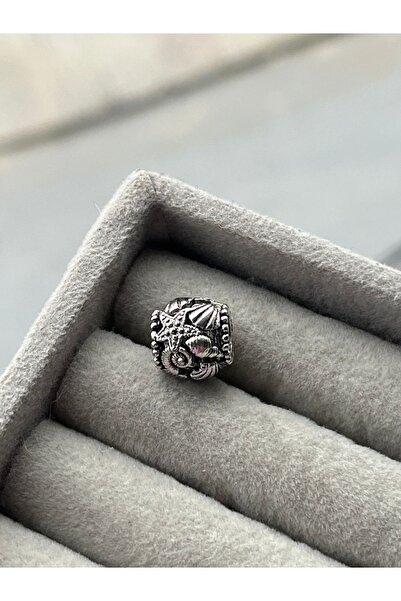 asaf Kafes işi istiridye charm | gümüş kaplama