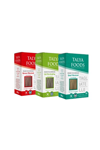 TALYA FOODS Glutensiz Tagliatelle 3'lü Süper Avantaj Set 3x200g