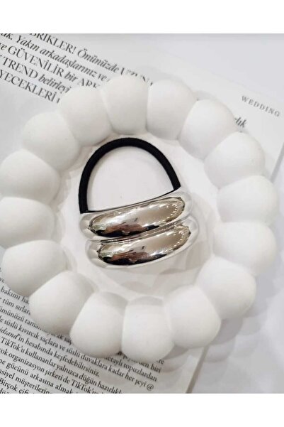 Monalisa Kadın Gümüş Lastik Toka