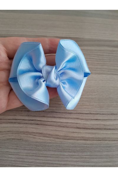 Accessories Satin Bow Baby Buckle - Hairless Snap Clip, Single Buckle for Newborn and Baby Girl