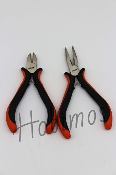 Hobimos 2 li Takı Yapım Pense Seti - Kargaburun - Yan Keski