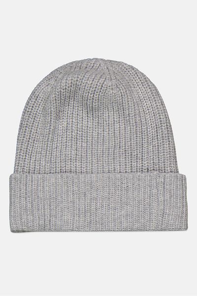 s.Oliver Women Knitted Beanie, Grey