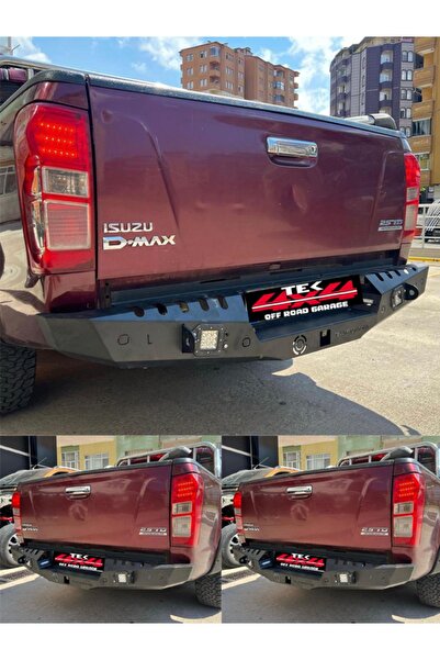 TEK OFFROAD GARAGE ISUZU DMAX UYUMLU ARKA ÇELİK TAMPON