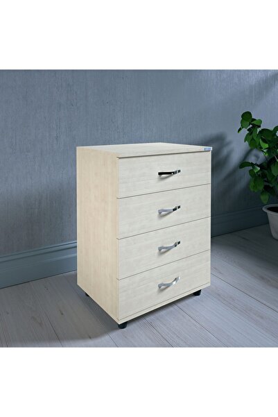 VENA Şifonyer 4 Çekmeceli Akçaağaç