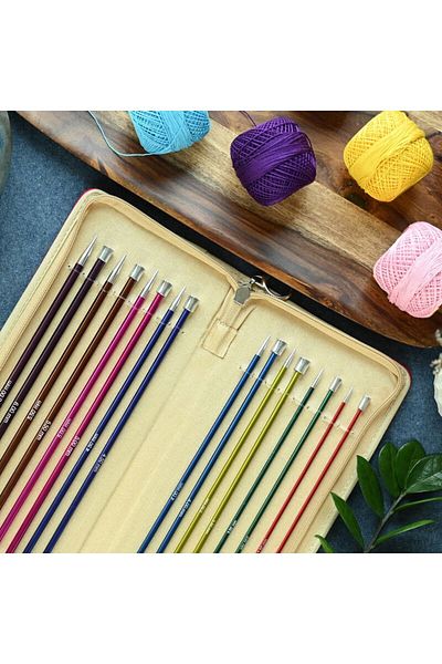KnitPro Zing Standard Knit Skewer Set 40 cm Single Tip