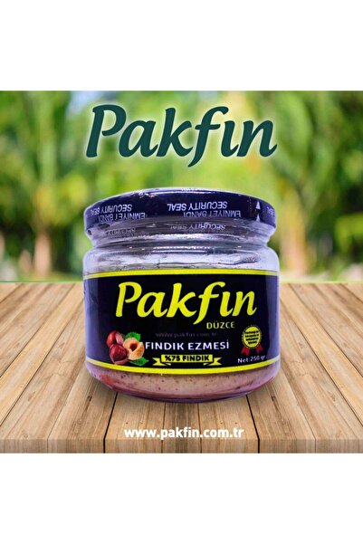 Pakfın Fındık Ezmesi 250 gr (%25 PANCAR ŞEKERİ)