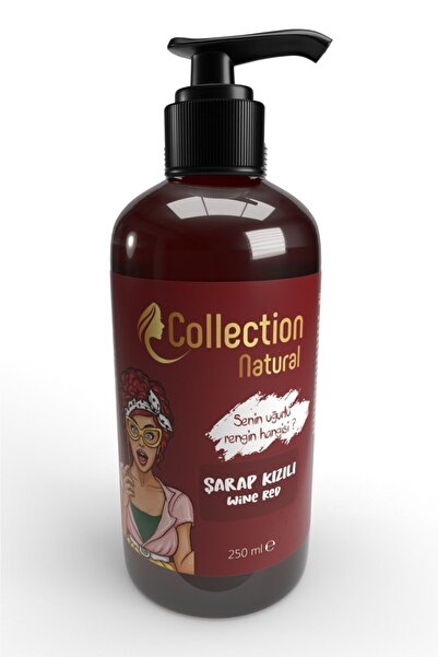 collection natural Şarap Kızılı 250 ml Balyaj Boya