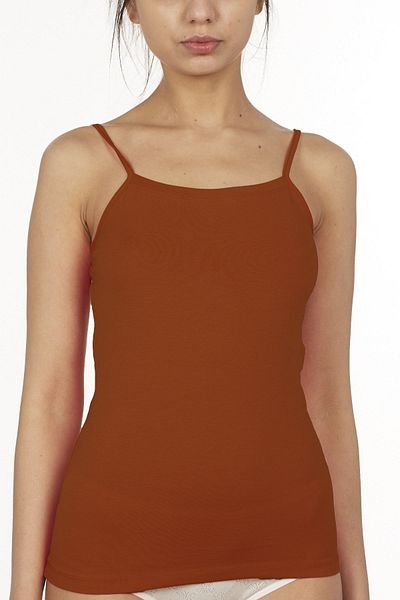 FSM1453 Women's Cotton Lycra Rope Strap Colorful Undershirt - 2100