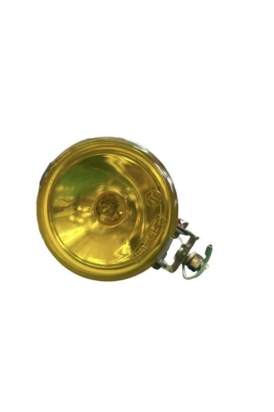 gcstore 2 Adet Maxtel Sis Lambası Sarı Cam Arkası Metal Nikelaj Jf 506 Cy Çap 12cm