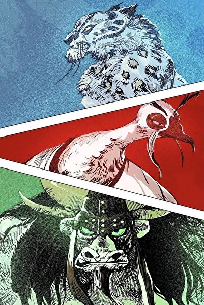 Teona Ahşap Ahşap Kung Fu Panda Kötü Karakterler Duvar Poster