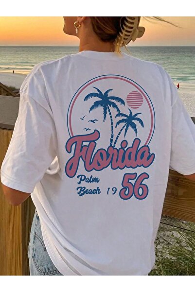 Jose Clothing Tricou oversize imprimat din bumbac organic