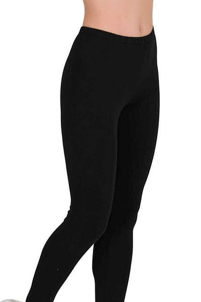 Tutku Black Plain Women's Tights