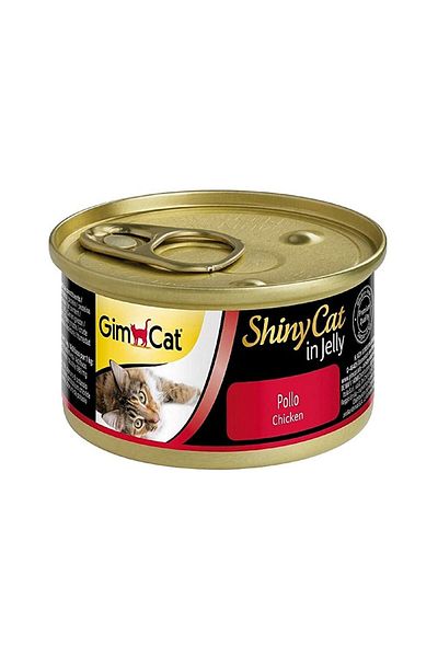Gimcat ShinyCat in Jelly chicken, 70g, Pack of 12
