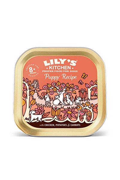 Lily's Kitchen طعام رطب للجراء بالدجاج والبطاطس والجزر، (8 أسابيع فأكثر)، 150...