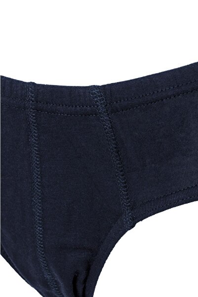 FSM1453 Boy's Cotton Ribbed Colorful Slip Panties 6 Pcs -220