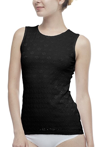 FSM1453 Жіночий модальний безрукавний двошаровий топ з лікра -2235